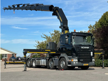 Камион с кран SCANIA R 490