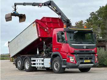 Самосвал камион, Камион с кран Volvo FMX 330 EURO6!!6X4!!VOORAS AANGEDREVEN!!Z-Kraan/KIPPER!!: снимка 4 Самосвал камион, Камион с кран Volvo FMX 330 EURO6!!6X4!!VOORAS AANGEDREVEN!!Z-Kraan/KIPPER!!: снимка 4
