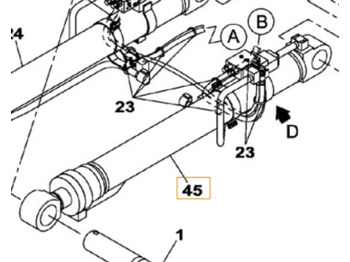 Хидравличен цилиндър CASE