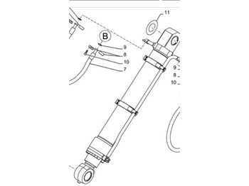Хидравличен цилиндър CASE
