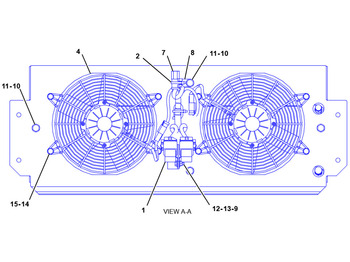 Част от климатичната система CATERPILLAR