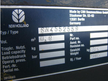 Нови Кофа за товарач New Holland 4552559: снимка 3