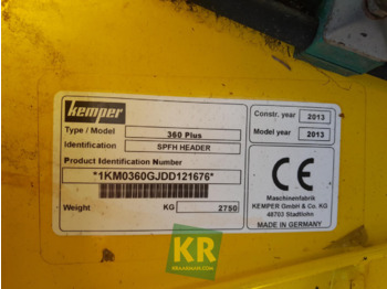 Хедер за царевица KEMPER