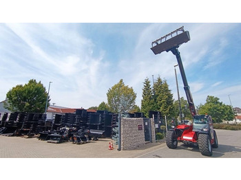 Телескопичен товарач Manitou Teleskoplader 737, Allrad, 7 m und 3.7 t, Klima,: снимка 4 Телескопичен товарач Manitou Teleskoplader 737, Allrad, 7 m und 3.7 t, Klima,: снимка 4