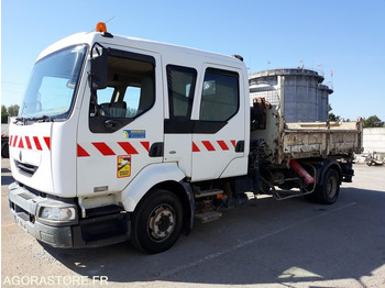 Камион CAMION BI-BENNE + GRUE - PL RENAULT MILDIUM 180 DCI Db - 2003 / 263 610 KM: снимка 2