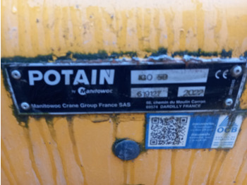 Самоиздигащ се кулокран Potain IGO 50: снимка 4