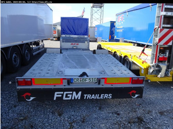 Нискорамна площадка полуремарке Semi Trailer 19 AF 1-Achs Tieflader Plane: снимка 3