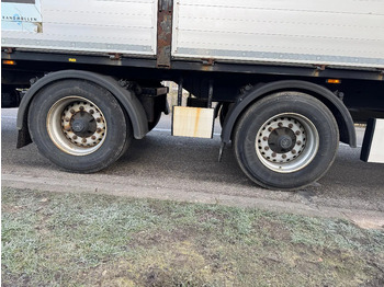 Бордово полуремарке/ Платформа Krone SZ - 2 AXLE BPW + STEERING + ZEPRO Z 2500-150 MA LIFT: снимка 5