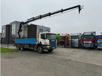 Камион с кран SCANIA P124