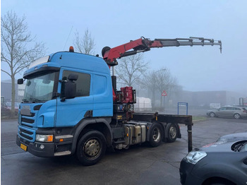 Камион с кран SCANIA P 450
