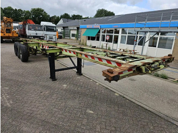 Контейнеровоз/ Сменна каросерия полуремарке Fruehauf Steelspring - Drumbrakes: снимка 4