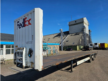 Бордово полуремарке/ Платформа KRONE