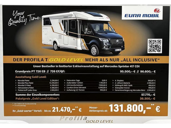 Полуинтегриран кемпер EURA MOBIL