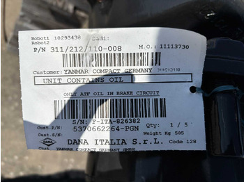 Багер DANA ITALIA S.R.L SPICER / DANA - PLANETARY STEERING GEAR AXLE: снимка 5 Багер DANA ITALIA S.R.L SPICER / DANA - PLANETARY STEERING GEAR AXLE: снимка 5