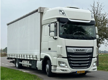 Камион с брезент DAF XF 430 XF430. EURO6. 2019. Schuifzeil Bakwagen met Laadklep. 760x248x290. [ NO MAIL!]: снимка 2