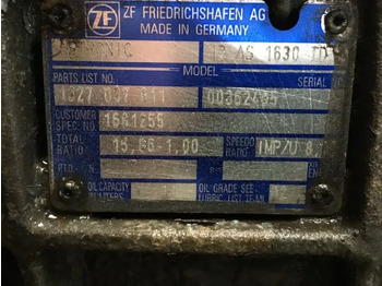 Скоростна кутия и части за Камион DAF Versnellingsbak 12AS1630 TD: снимка 3