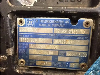 Скоростна кутия и части MAN