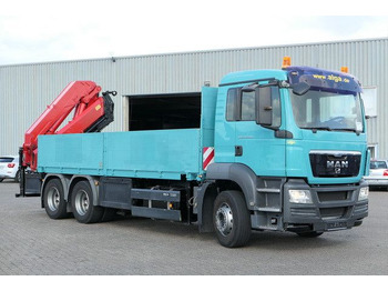 Нови Бордови камион, Камион с кран MAN 26.400 TGS BL, Kran HMF 4220 K4, Funk, Container: снимка 3