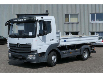 Самосвал камион Mercedes-Benz 818 K Atego 4x2, Meiller, 19tkm, 2x AHK, Klima: снимка 4