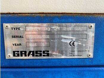 Компресор за въздух Grassair WIS 11.7 Silent 4 kW 550 L / min 12 Bar Schroefcompressor: снимка 3 Компресор за въздух Grassair WIS 11.7 Silent 4 kW 550 L / min 12 Bar Schroefcompressor: снимка 3