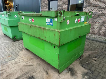 Резервоар за съхранение Kiwa IBC Steenbergen 2000 liter Dieseltank met handpomp Milieutank: снимка 2 Резервоар за съхранение Kiwa IBC Steenbergen 2000 liter Dieseltank met handpomp Milieutank: снимка 2