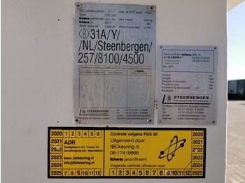Резервоар за съхранение Kiwa IBC Steenbergen 3000 liter diesel tank met keuring !: снимка 3