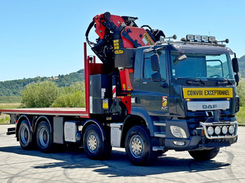 Камион с кран DAF CF 410 * PK 53002 - SH E/JIB PJ 125 E + FUNK*8x4: снимка 3