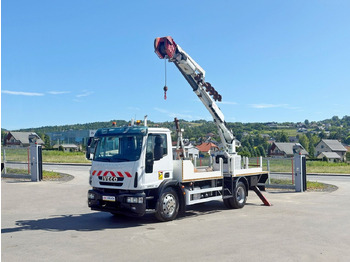 Камион, Камион с кран Iveco Eurocargo 120E22 * Bohrgerät auf LKW + FUNK *TOP: снимка 2