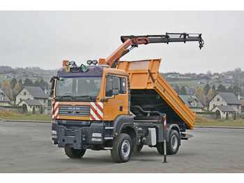 Самосвал камион, Камион с кран MAN TGA 18.360 * PK 10501 + FUNK *4x4 MAN TGA 18.360 * PK 10501 + FUNK *4x4: снимка 2