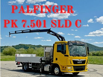 Камион с кран MAN TGL 12.220