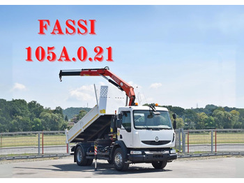 Камион с кран RENAULT Midlum 300