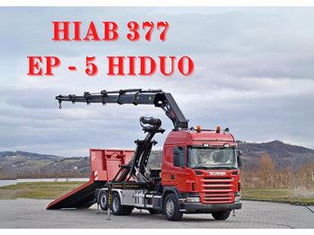 Камион с кран SCANIA G 400