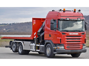 Камион пътна помощ Scania G 400 * Abschleppwagen 6,40m* KRAN + FUNK * TOP: снимка 4