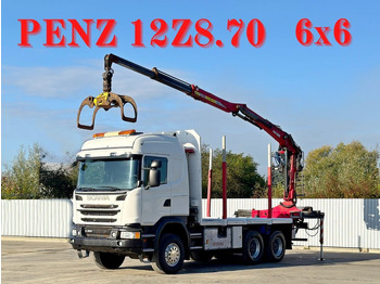 Камион с кран SCANIA G 490