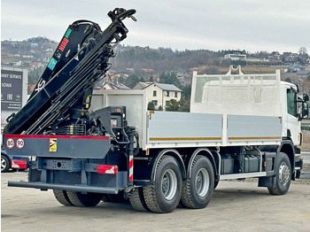 Камион с кран, Бордови камион Scania P 360 * HIAB 166D S-4 HIDUO/FUNK * 6x4: снимка 5