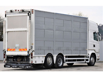 За превоз на животни камион Scania R 500 TIERTRANSPORTWAGEN 7,10m / 4STOCK: снимка 5