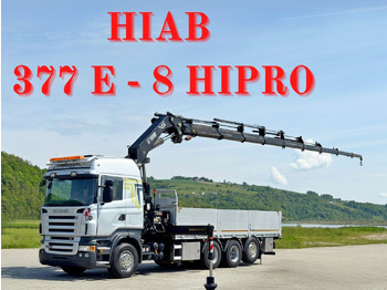 Камион с кран SCANIA R 480