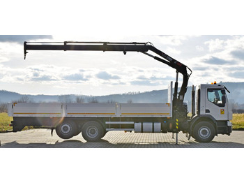 Камион с кран, Бордови камион Volvo FE 320 Pritsche 8,00 m + KRAN +  FUNK*TOPZUSTAND: снимка 5
