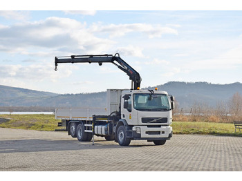 Камион с кран, Бордови камион Volvo FE 320 Pritsche 8,00 m + KRAN +  FUNK*TOPZUSTAND: снимка 2