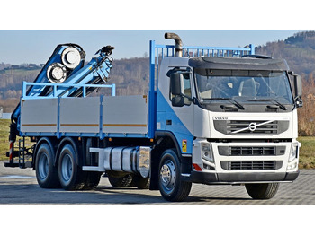 Самосвал камион, Камион с кран Volvo FM 410 * HIAB 166 E-4 HIDUO /FUNK *6x4: снимка 3