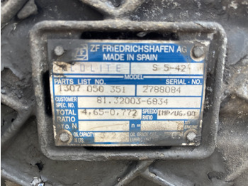 Скоростна кутия и части за Камион S5-42,9S1310,FSO-8309A MAN: снимка 5