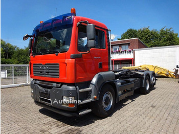Мултилифт с кука камион, Камион с кран MAN TGA 26.360 - Hook lift truck 6x4: снимка 2