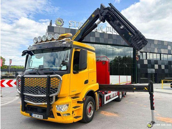 Бордови камион, Камион с кран Mercedes-Benz ACTROS 2543 6x2 PalfingerPK 26002 EH Crane: снимка 3