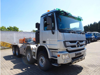 Мултилифт с кука камион, Камион с кран Mercedes-Benz Actros 3244 - Hook lift truck 8x4: снимка 3 Мултилифт с кука камион, Камион с кран Mercedes-Benz Actros 3244 - Hook lift truck 8x4: снимка 3