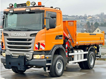 Самосвал камион, Камион с кран Scania G360 Kipper 4,10m *PK 11002 B + FUNK *4x4: снимка 3 Самосвал камион, Камион с кран Scania G360 Kipper 4,10m *PK 11002 B + FUNK *4x4: снимка 3