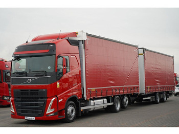 Камион с брезент Volvo FH 460 / ZESTAW TANDEM / 120 M3 / PRZEJAZDOWY / I-SAVE / I-PARK: снимка 2 Камион с брезент Volvo FH 460 / ZESTAW TANDEM / 120 M3 / PRZEJAZDOWY / I-SAVE / I-PARK: снимка 2