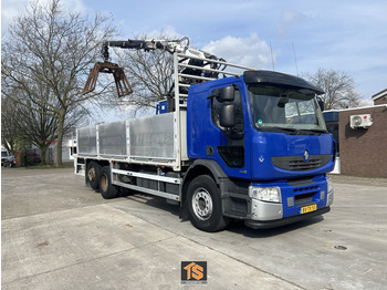 Бордови камион, Камион с кран Renault PREMIUM LANDER 430.26 6X2 EL 2M ROLLKRAN - Kennis R16/7 - NL TOP TRUCK: снимка 2