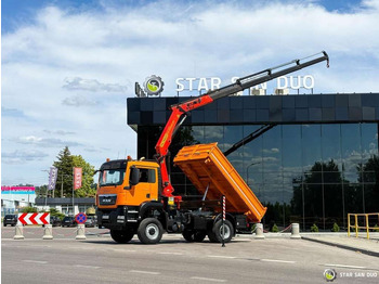 Лизинг на  MAN  TGS 18.480 4x4 PALFINGER PK 22002  Crane Kipper MAN  TGS 18.480 4x4 PALFINGER PK 22002  Crane Kipper: снимка 4