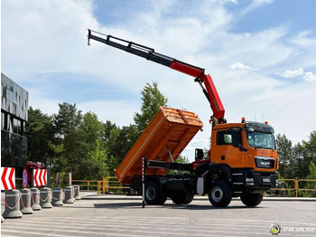 Лизинг на  MAN  TGS 18.480 4x4 PALFINGER PK 22002  Crane Kipper MAN  TGS 18.480 4x4 PALFINGER PK 22002  Crane Kipper: снимка 2
