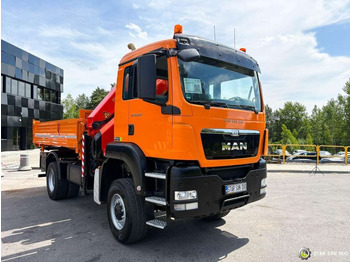 Лизинг на  MAN  TGS 18.480 4x4 PALFINGER PK 22002  Crane Kipper MAN  TGS 18.480 4x4 PALFINGER PK 22002  Crane Kipper: снимка 5